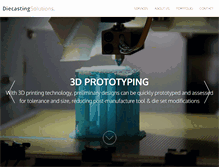 Tablet Screenshot of diecastingsolutions.co.nz